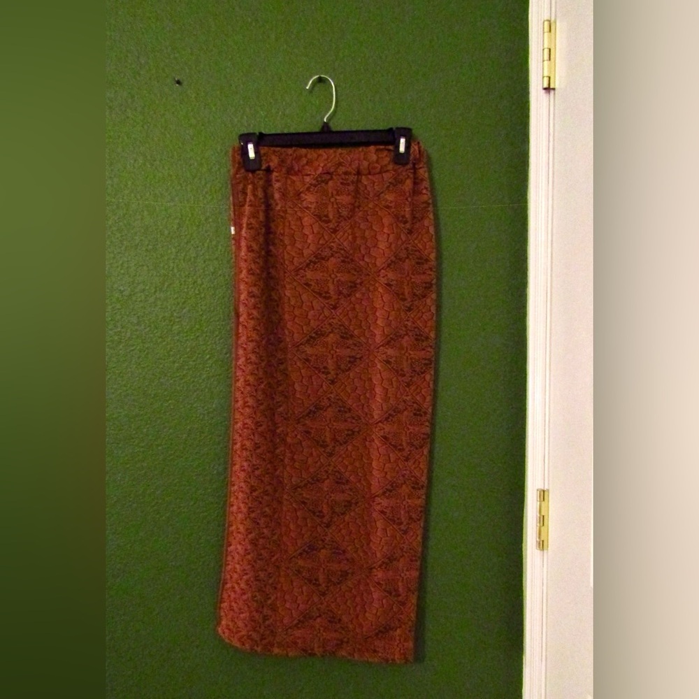 Handmade size small brown maxi skirt